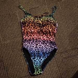 Vibrant Multicolor One Piece Swimsuit